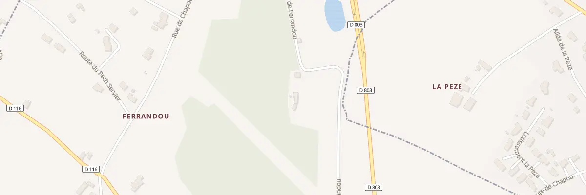 Plan du 5142 Ferrandou à Tauriac