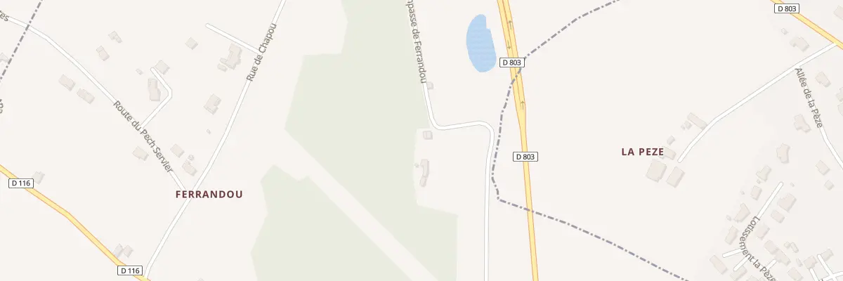 Plan du 5214F Ferrandou à Tauriac