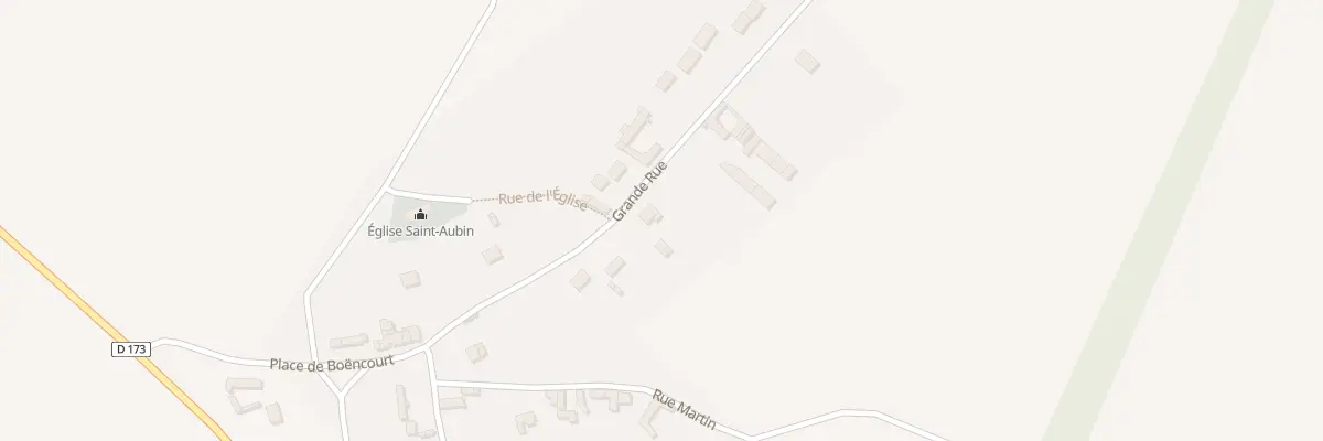 Plan du 12 Gr Grande Rue à Béhen