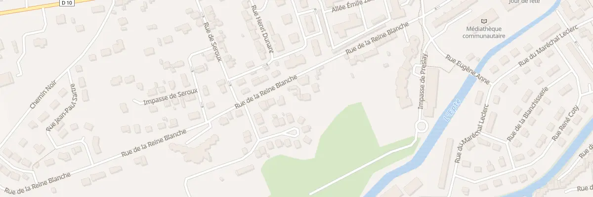 Plan du 23 Rue de la Reine Blanche à Gisors