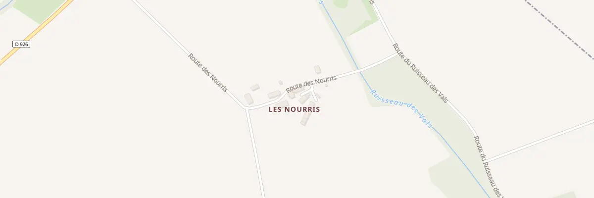 Plan du 5171 Les Nourris à Liniez