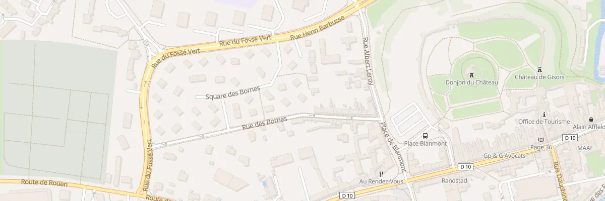 Plan du 18 Rue des Bornes à Gisors