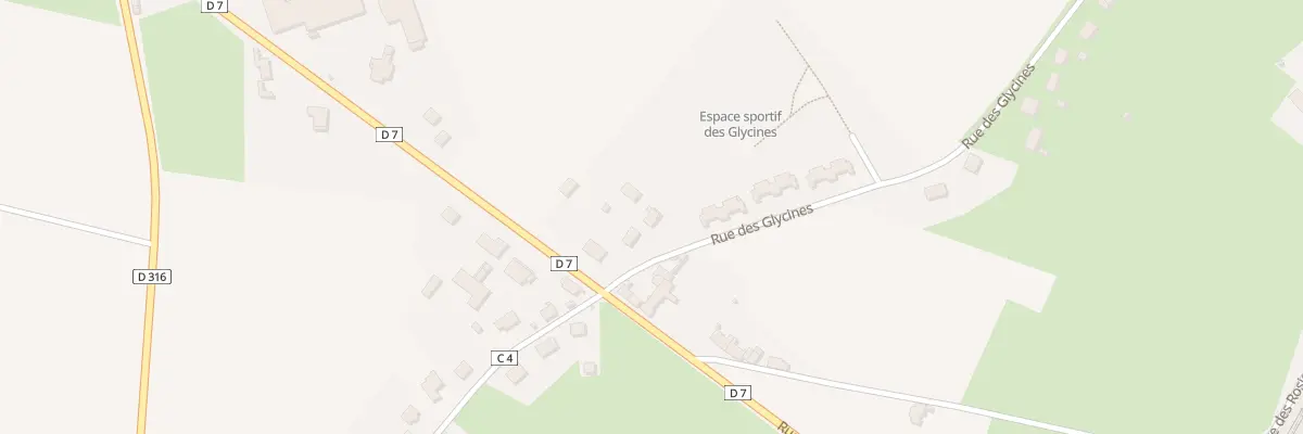 Plan du 5 Rue des Glycines à Abancourt