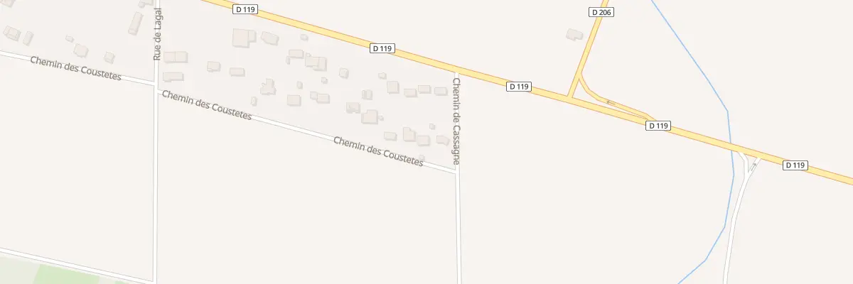 Plan du 20 Che des Coustetes à Rieucros