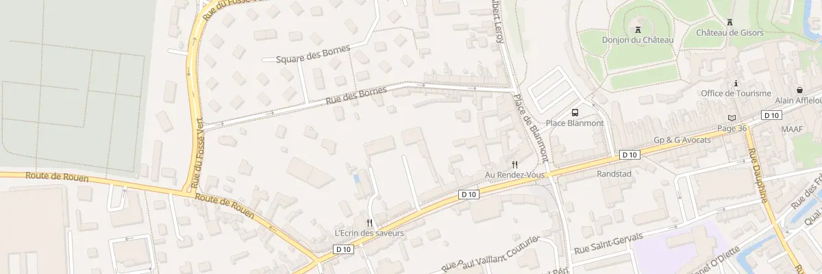 Plan du 16 Rue du Faubourg de Neaufles à Gisors