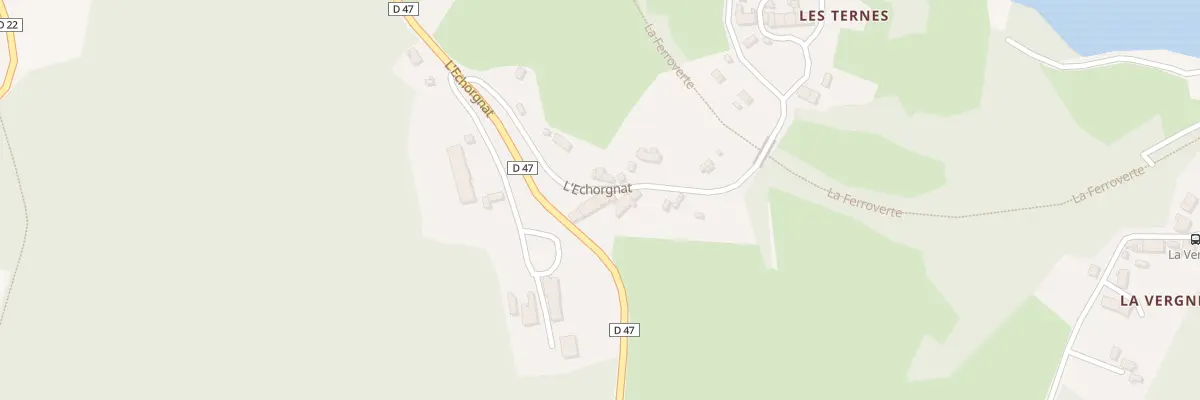 Plan du 7 Echorgnat à Bussière-Dunoise