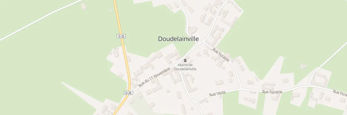 Plan du 9 Rue du Onze Novembre à Doudelainville