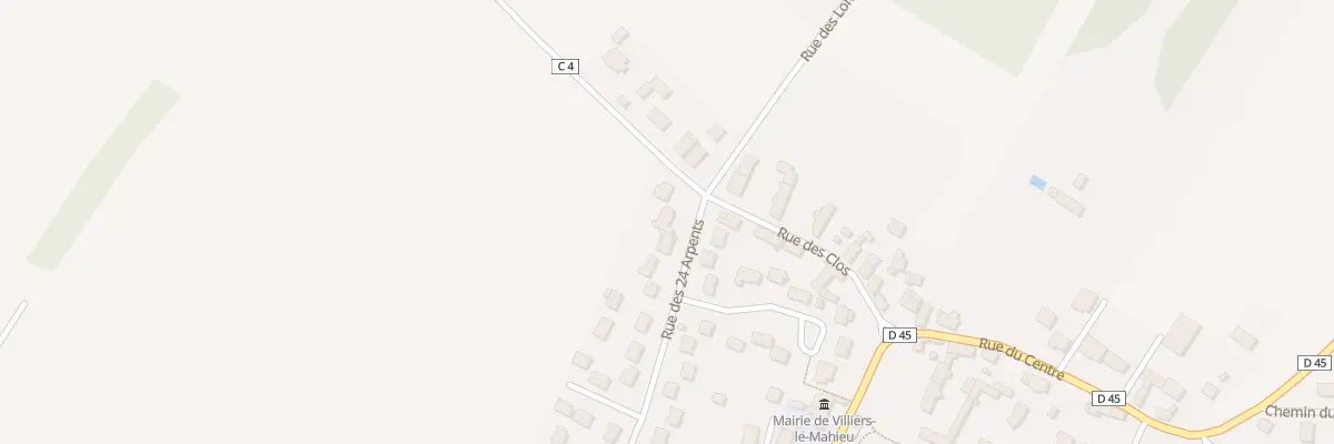 Plan du 3 Rue des 24 Arpents à Villiers-le-Mahieu