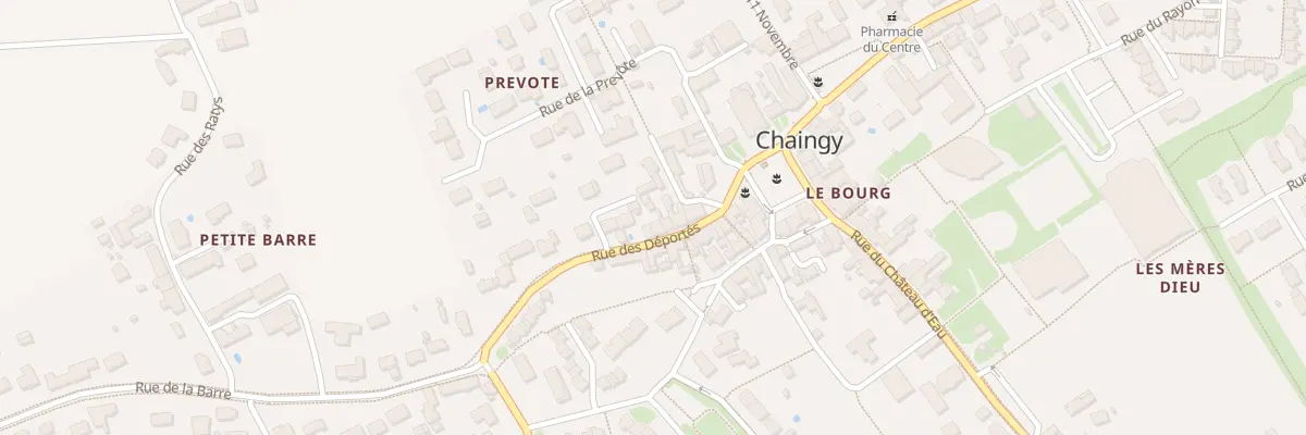Plan du 6 Rue des Déportés à Chaingy