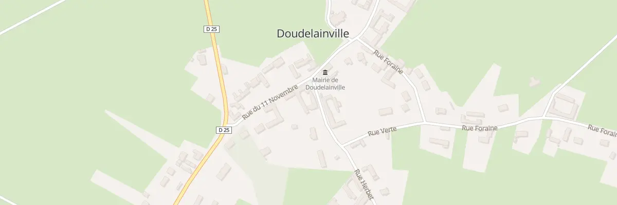Plan du 2 Rue Herbet à Doudelainville