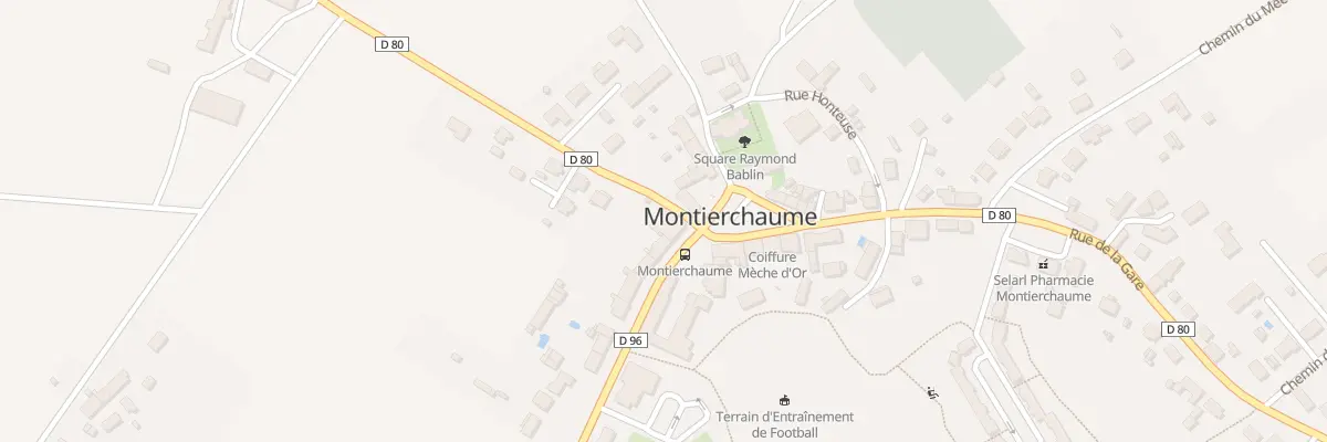 Plan du 6 Pl Raymond Couturier à Montierchaume