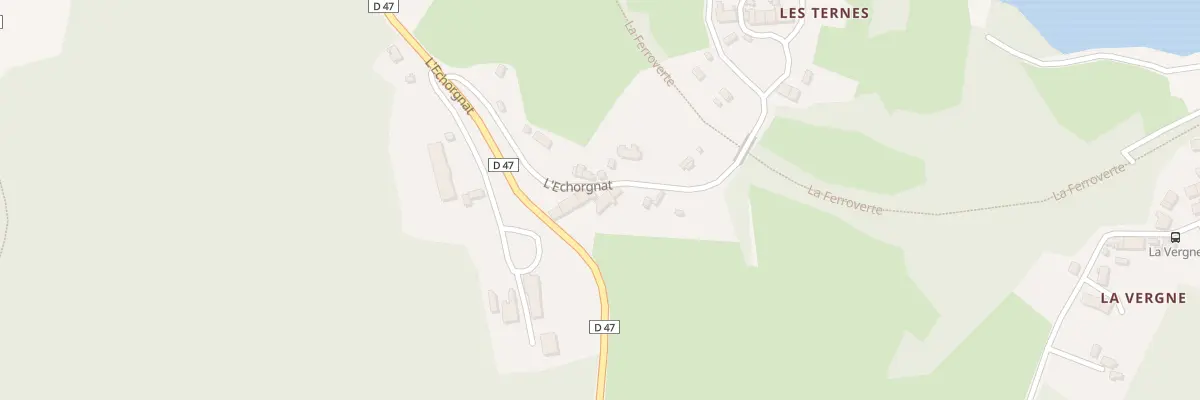 Plan du 6 Echorgnat à Bussière-Dunoise