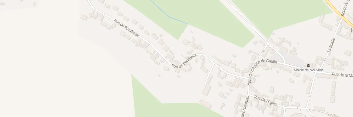 Plan du 22 Rue de Ponthoile à Nouvion