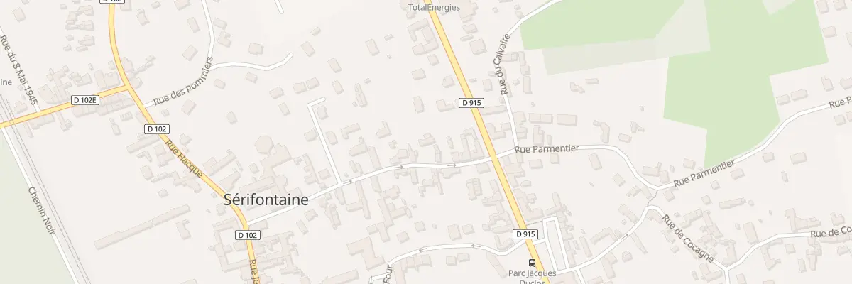 Plan du 21 Rue Borgnis Laporte à Sérifontaine
