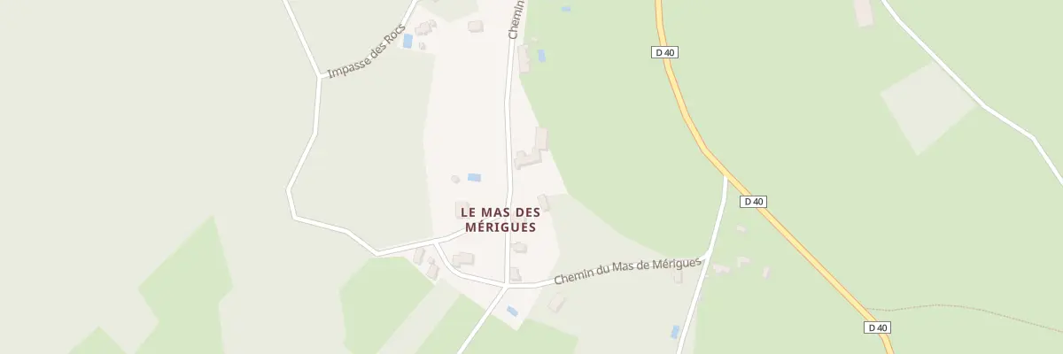 Plan du 325 Che du Mas de Mérigues à Espédaillac
