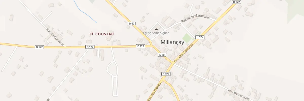 Plan du 9 Rue des Hauts Châteaux à Millançay