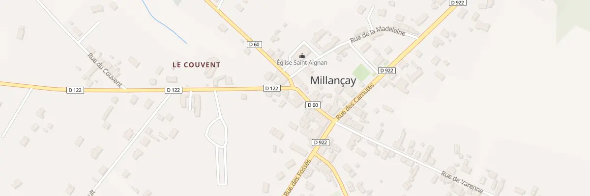 Plan du 9 Rue des Hauts Châteaux à Millançay