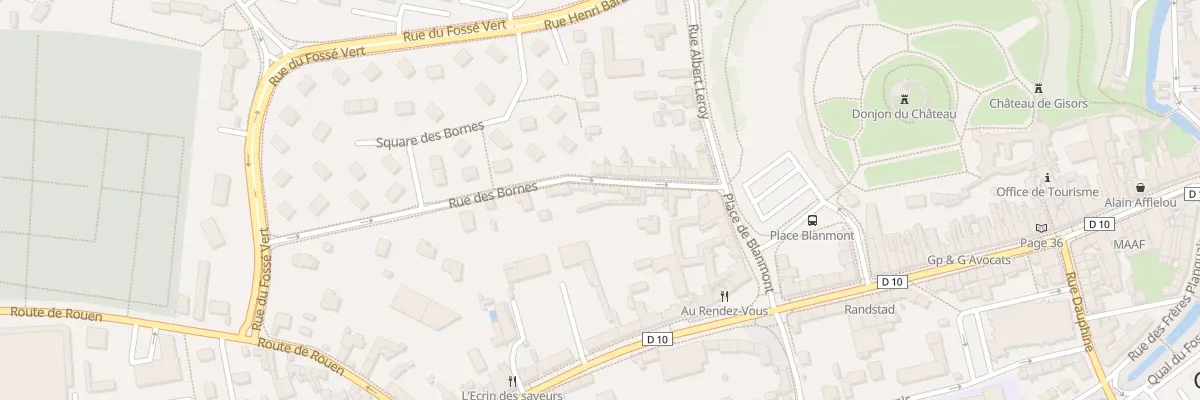 Plan du 23 Rue des Bornes à Gisors
