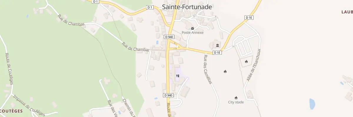 Plan du 5 Rte de Beaulieu à Sainte-Fortunade