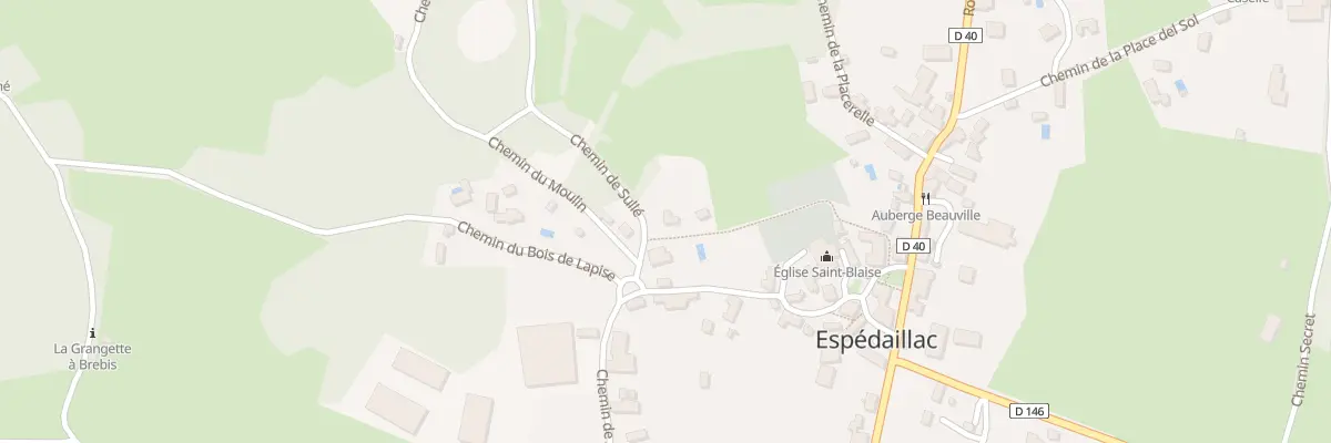 Plan du 5142 Sulle à Espédaillac