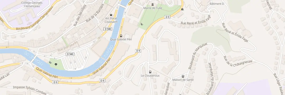 Plan du 34 Rue Anne Vialle à Tulle