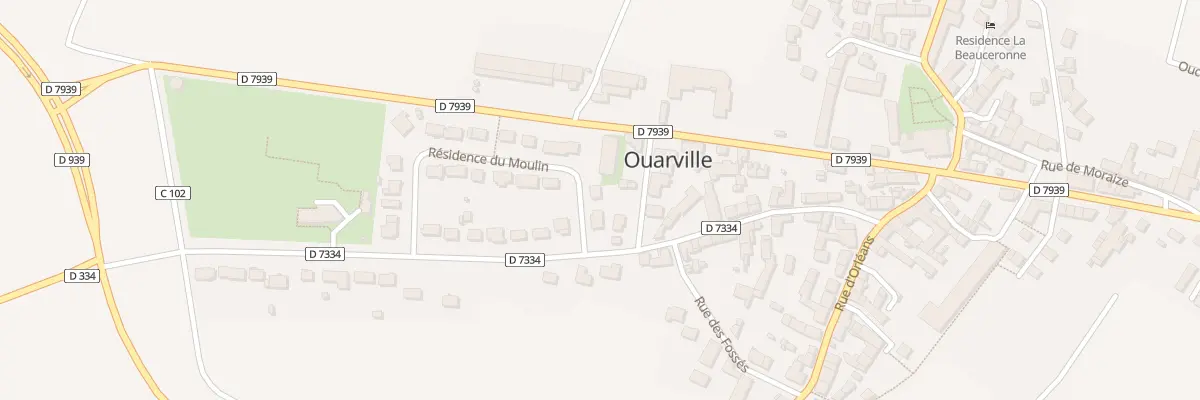 Plan du 11 Res du Moulin à Ouarville
