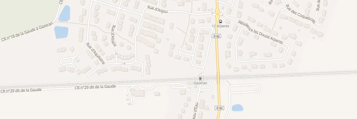 Plan du 13 Res de la Gare à Gazeran