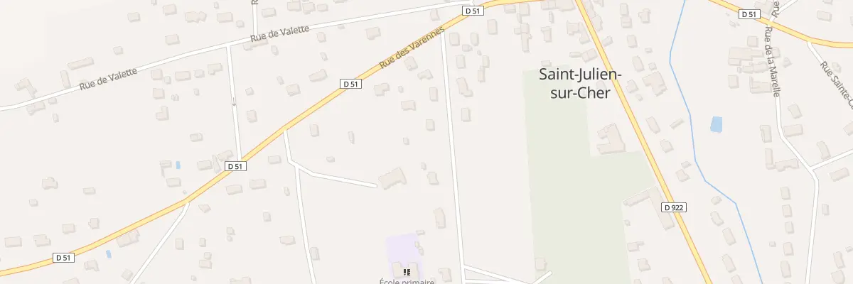 Plan du 6 Rue des Genêts à Saint-Julien-sur-Cher