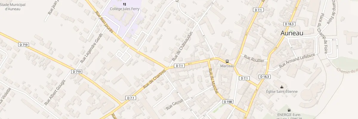 Plan du 12B Rue de Chartres à Auneau-Bleury-Saint-Symphorien