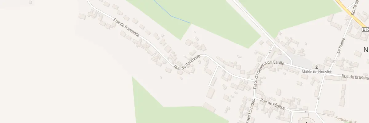 Plan du 20 Rue de Ponthoile à Nouvion