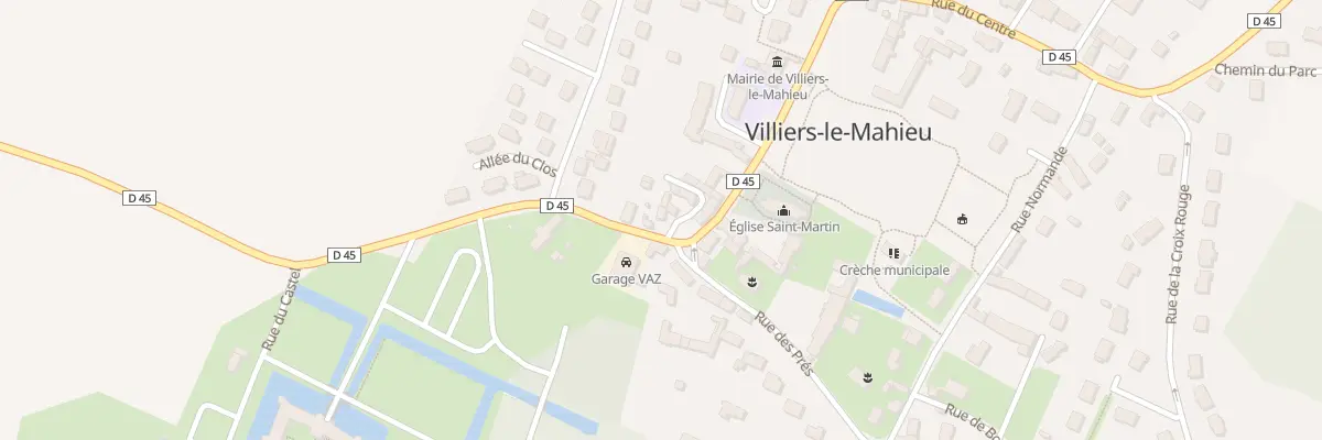 Plan du 36 Rue du Centre à Villiers-le-Mahieu