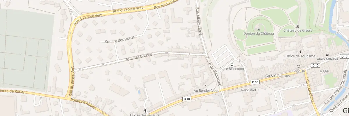 Plan du 19 Rue des Bornes à Gisors