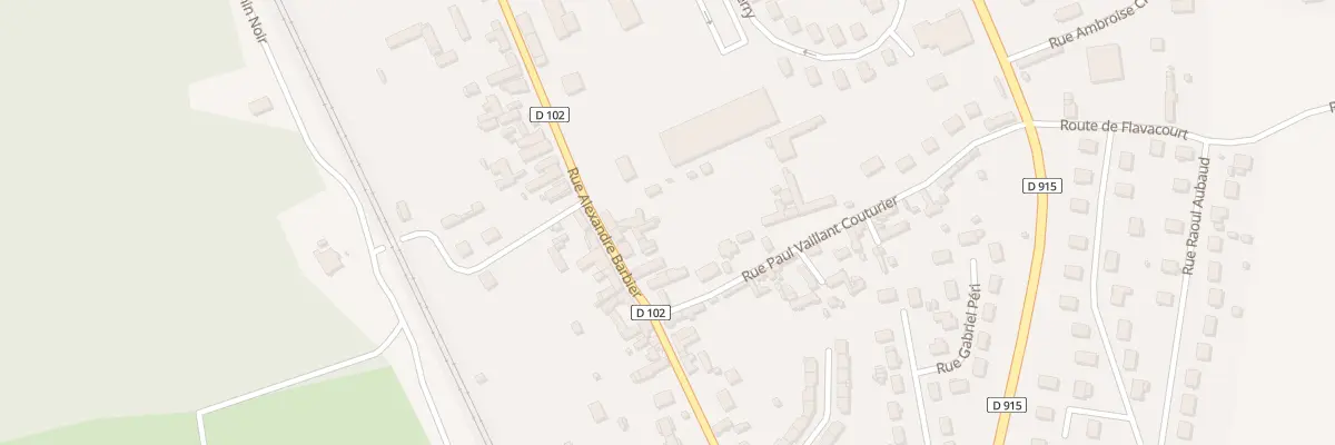Plan du 39 Rue Alexandre Barbier à Sérifontaine