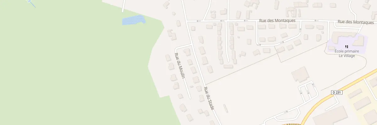Plan du 17 Rue du Stade à Landrethun-le-Nord
