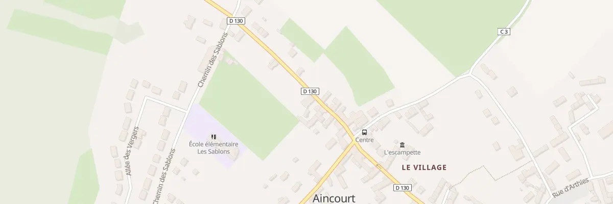 Plan du 37 Rue de la Bucaille à Aincourt