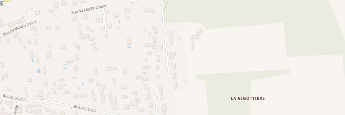 Plan du 68 Rue du Moulin à Vent à Romorantin-Lanthenay