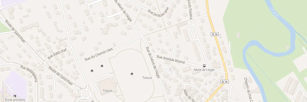 Plan du 18 Rue du Mont de l’Aigle à Gisors