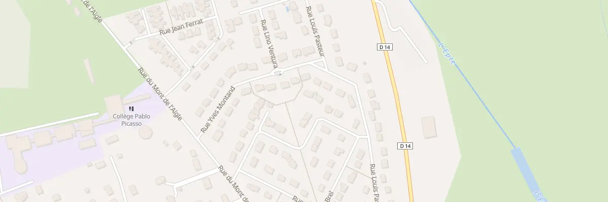 Plan du 19 Rue Bourvil à Gisors