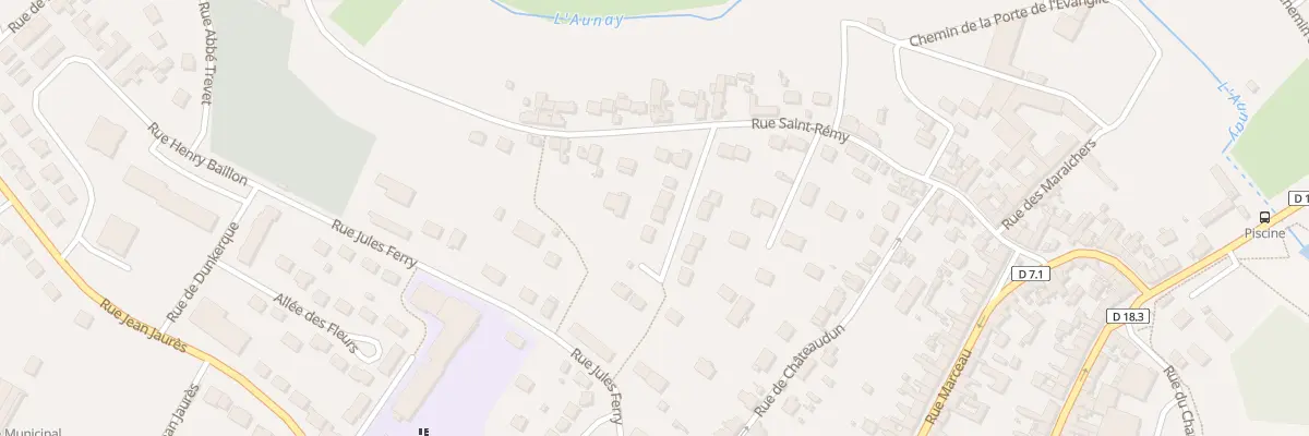 Plan du 6 Ham de la Fontaine St-Maur à Auneau-Bleury-Saint-Symphorien