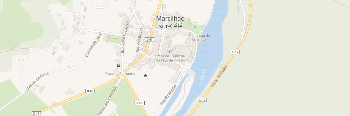 Plan du 5021 Le Bourg à Marcilhac-sur-Célé