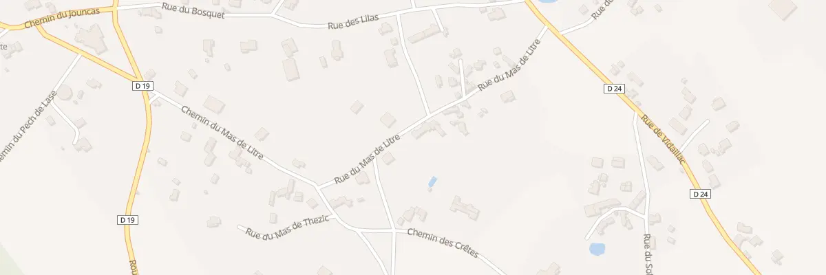 Plan du 9366 Rue du Mas de Litre à Limogne-en-Quercy