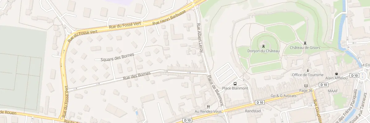 Plan du 12 Rue des Bornes à Gisors