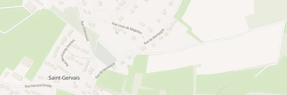 Plan du 16B Rue de Montagny à Saint-Gervais