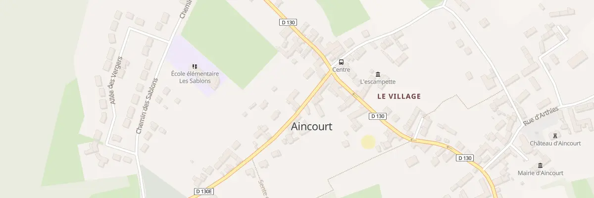 Plan du 6 Rue de la Chapelle St Sauveur à Aincourt