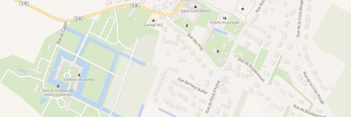 Plan du 8 Rue Bernard Buffet à Villiers-le-Mahieu