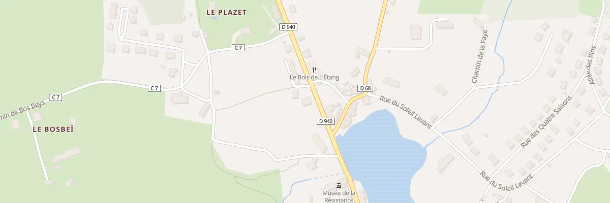 Plan du 53 Av de la Tour à Peyrat-le-Château