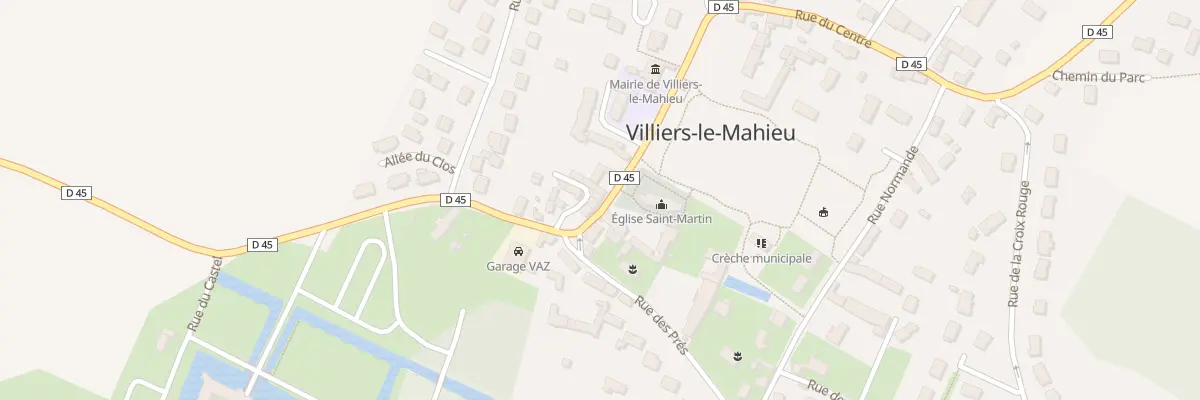 Plan du 26 Rue du Centre à Villiers-le-Mahieu