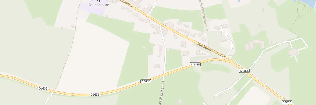 Plan du 4 Che de la Platone à Saint-Gervais
