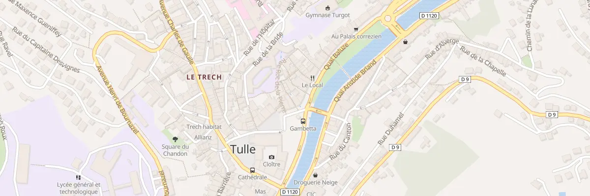 Plan du 2B Rue Saint Martial à Tulle