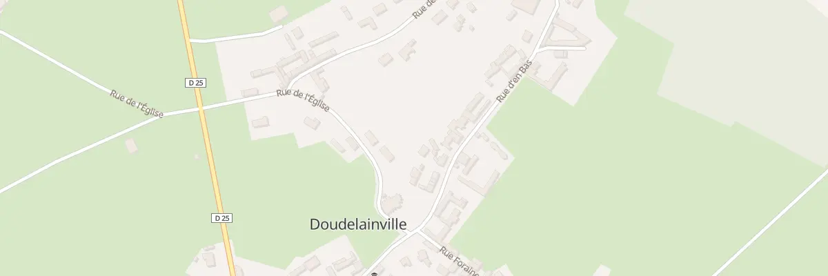 Plan du 3 Rue d’En Bas à Doudelainville